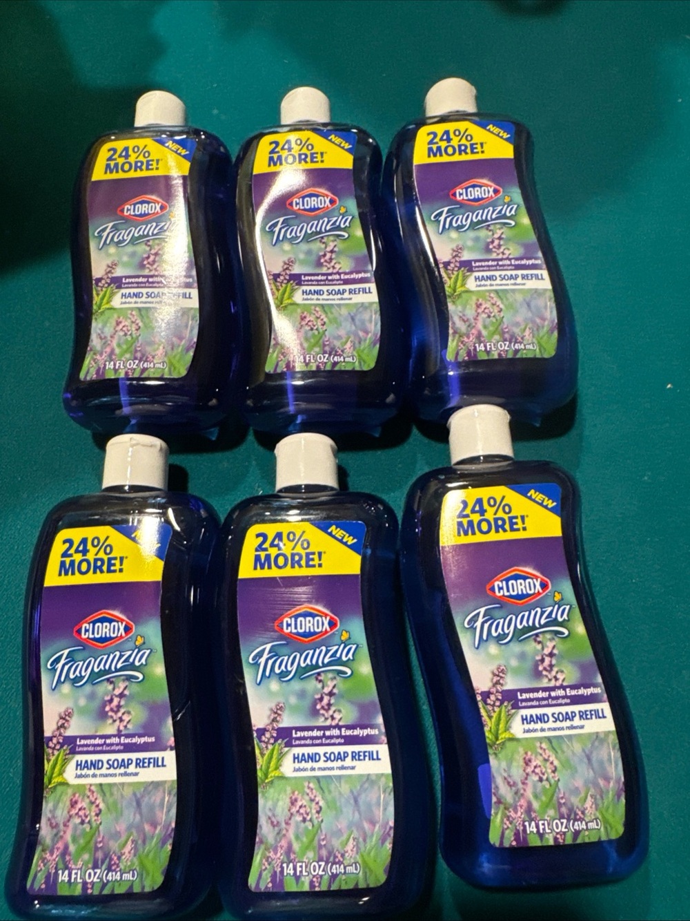 Clorox Fraganzia Lavender Hand Soap Refill - Purple and Yellow Accents